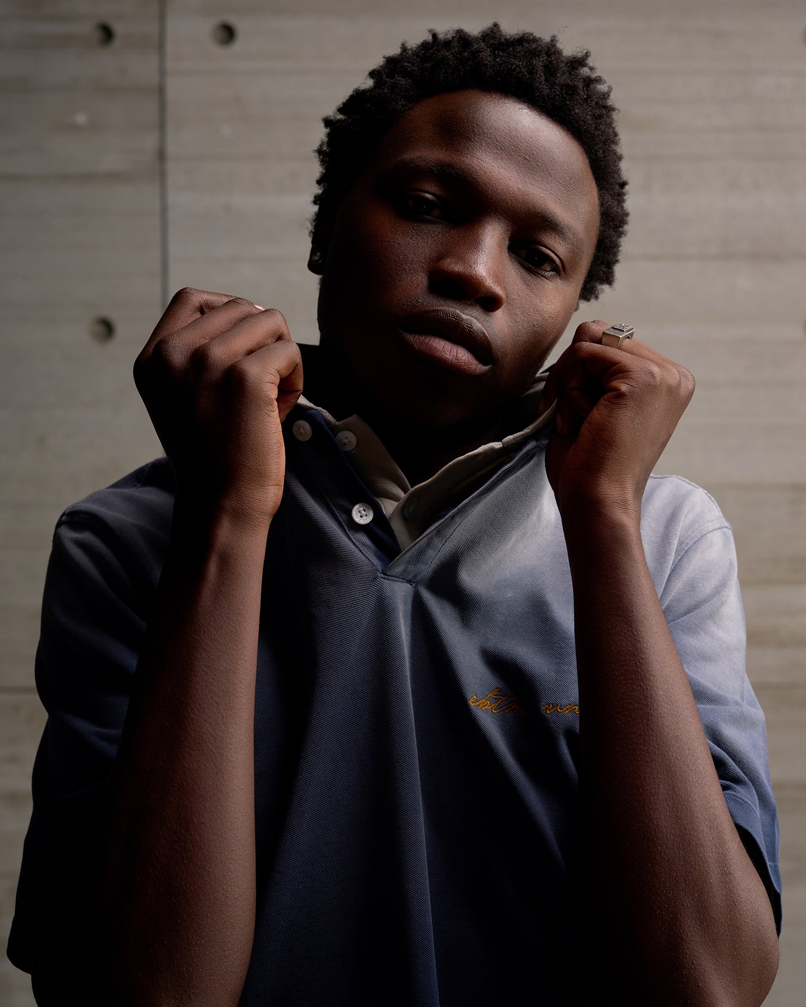 BLUE NIGHT SUNFADE POLO