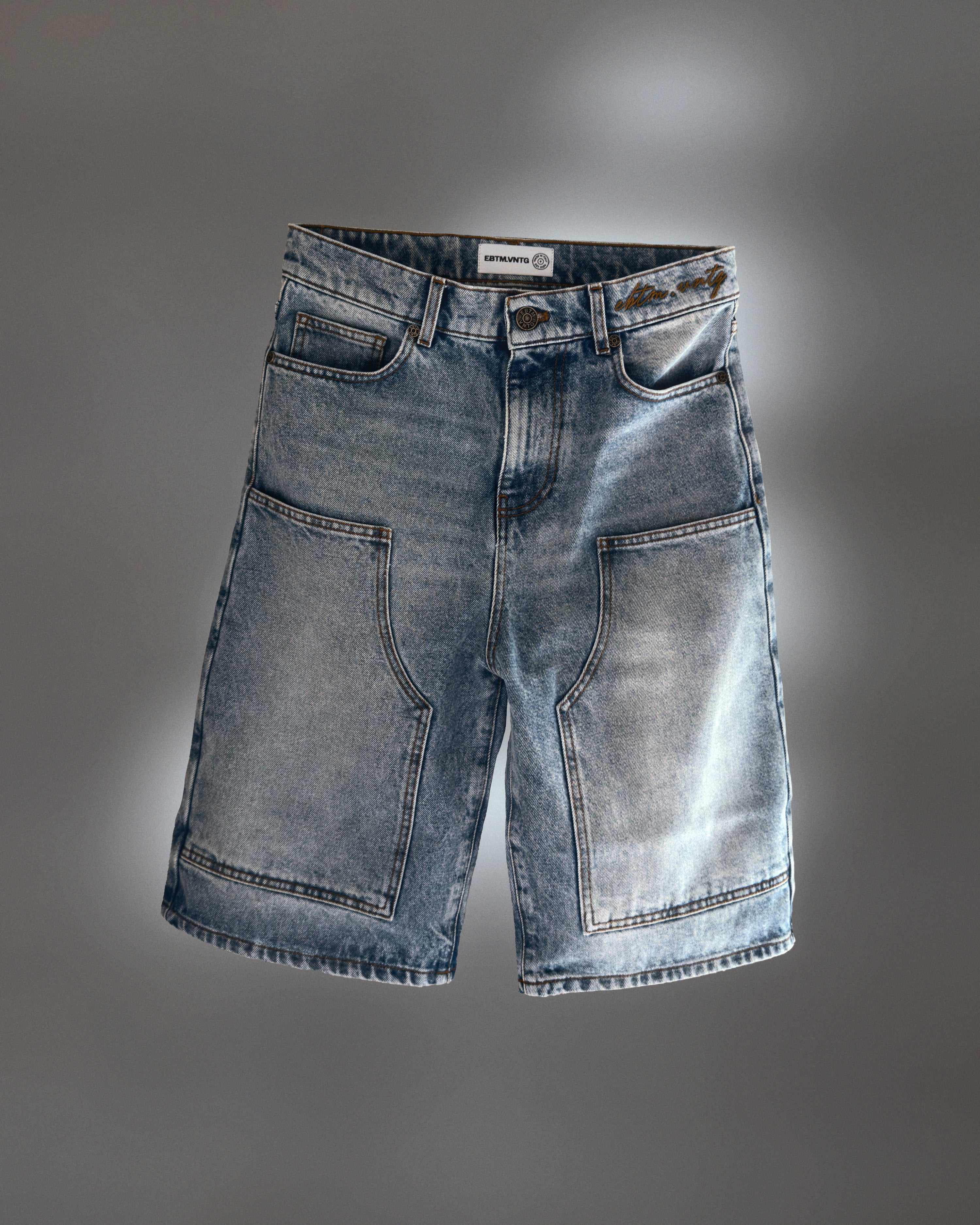 DOUBLE KNEE JORTS MARBLED