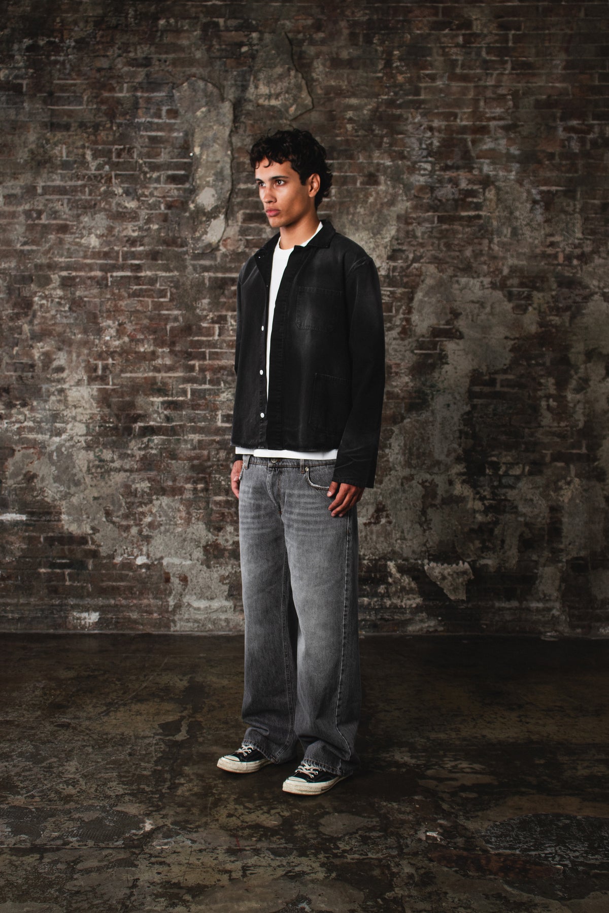 SALT & RESERVE DOUBLE WAISTBAND DENIM