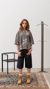 GRAY PAINTER TEE