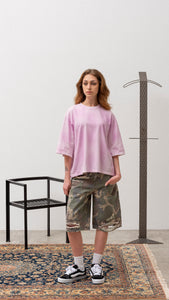 CAMO WAR DOUBLE KNEE SHORTS