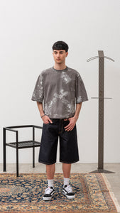 GRAY PAINTER TEE