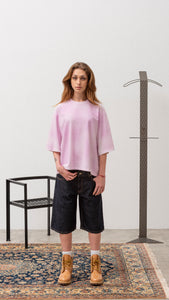 RAW DOUBLE WAISTBAND JORTS