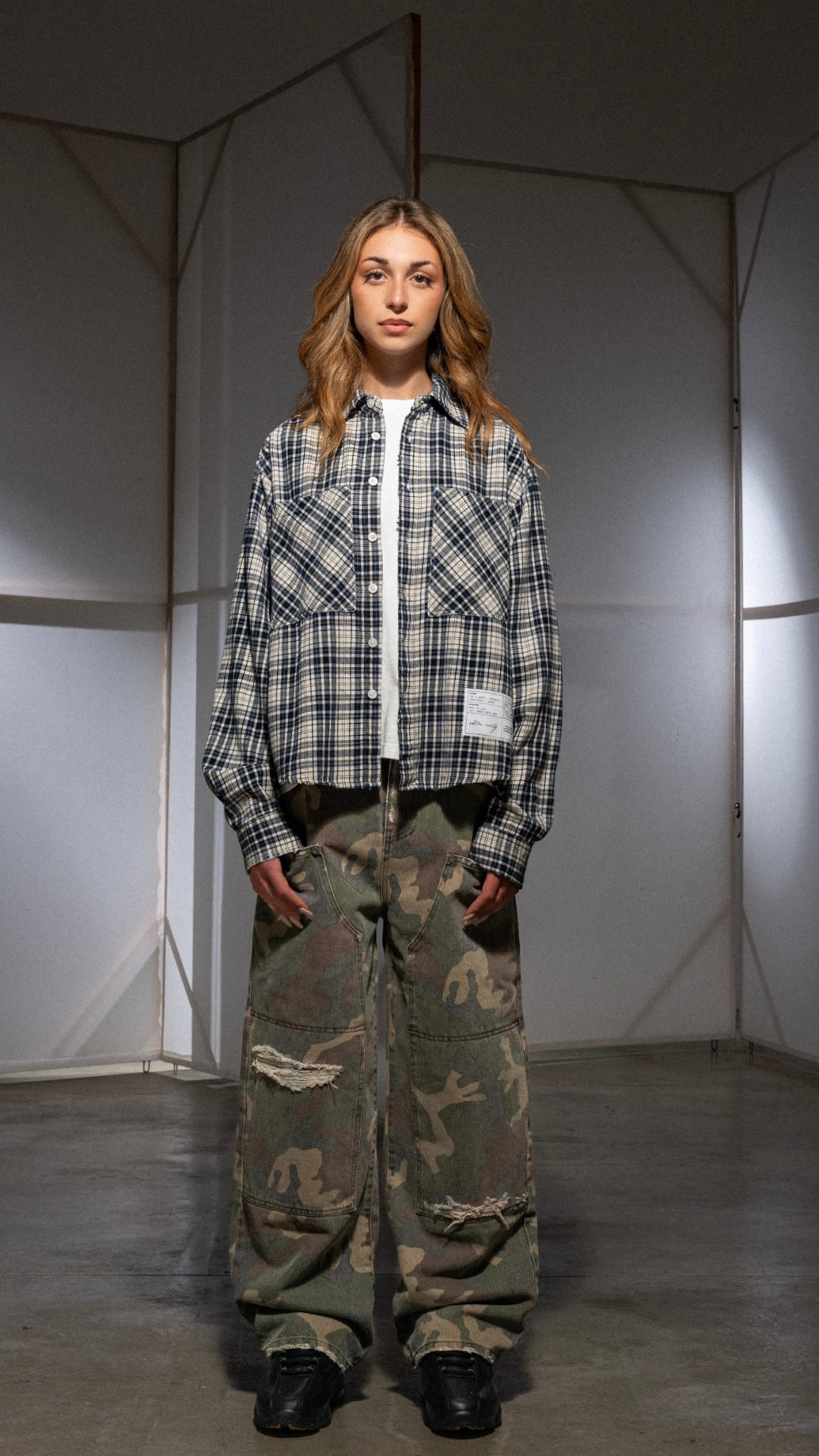 CAMO WAR DOUBLE KNEE PANTS