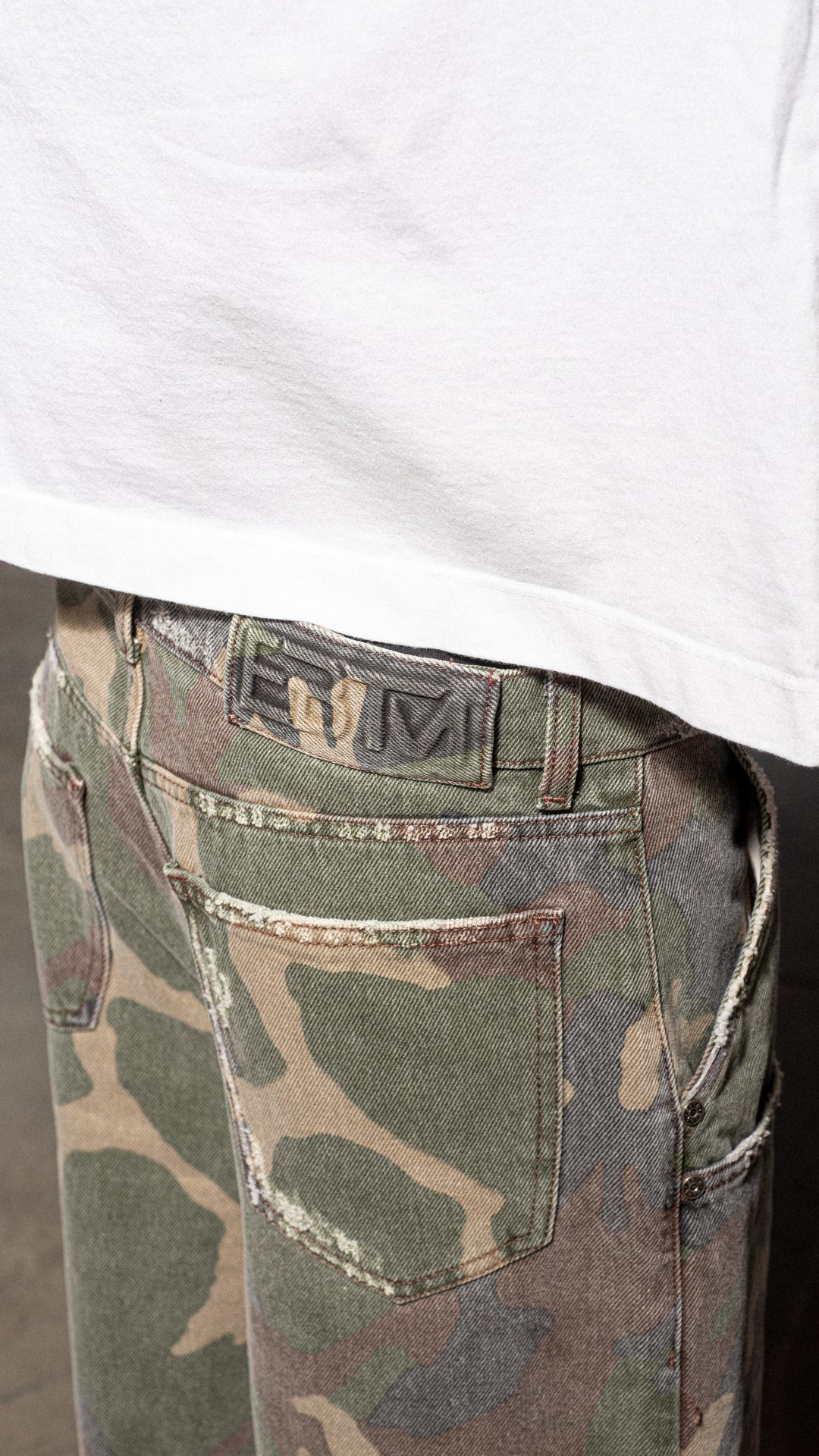 CAMO WAR DOUBLE KNEE PANTS