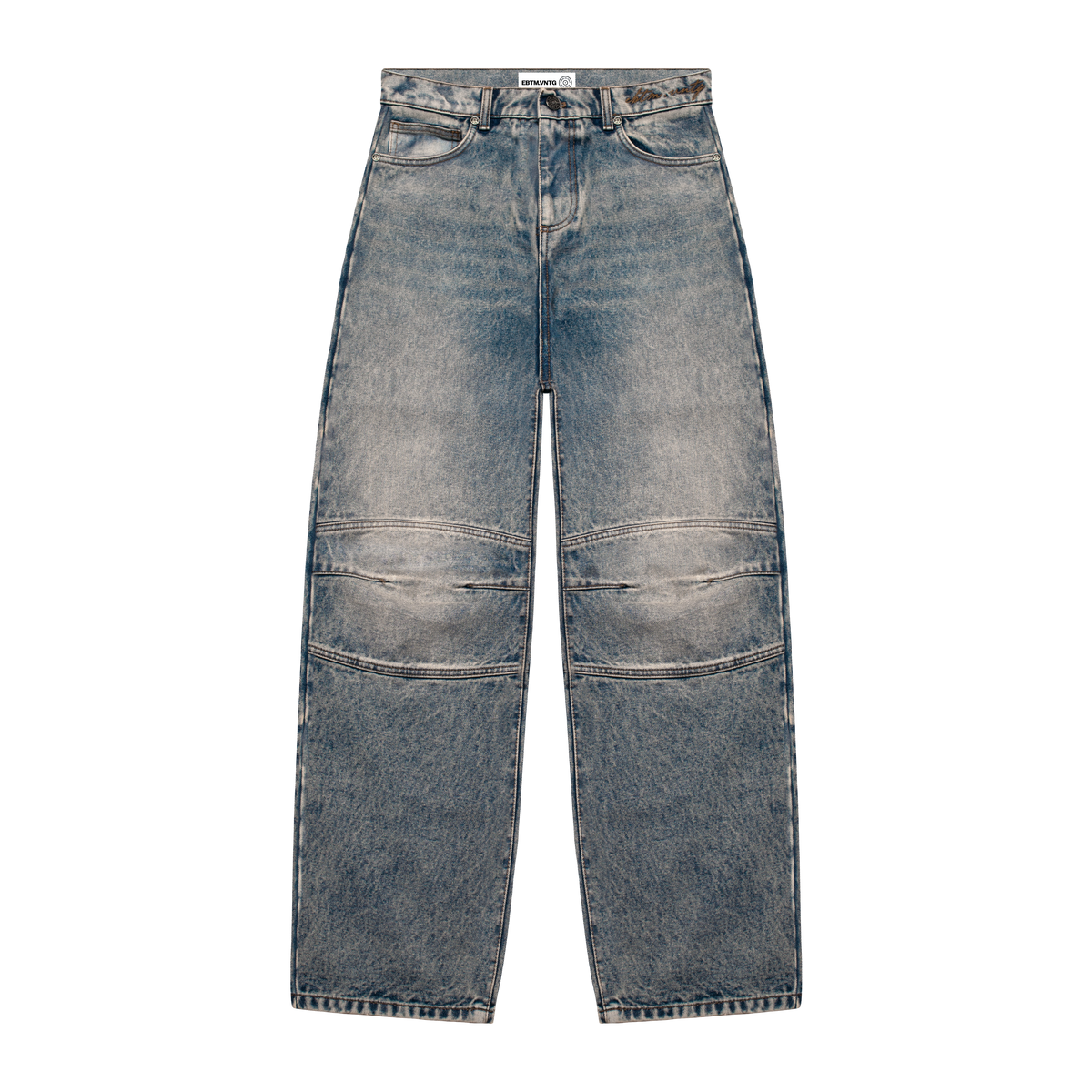 MARBLED SANDY BIKERS DENIM