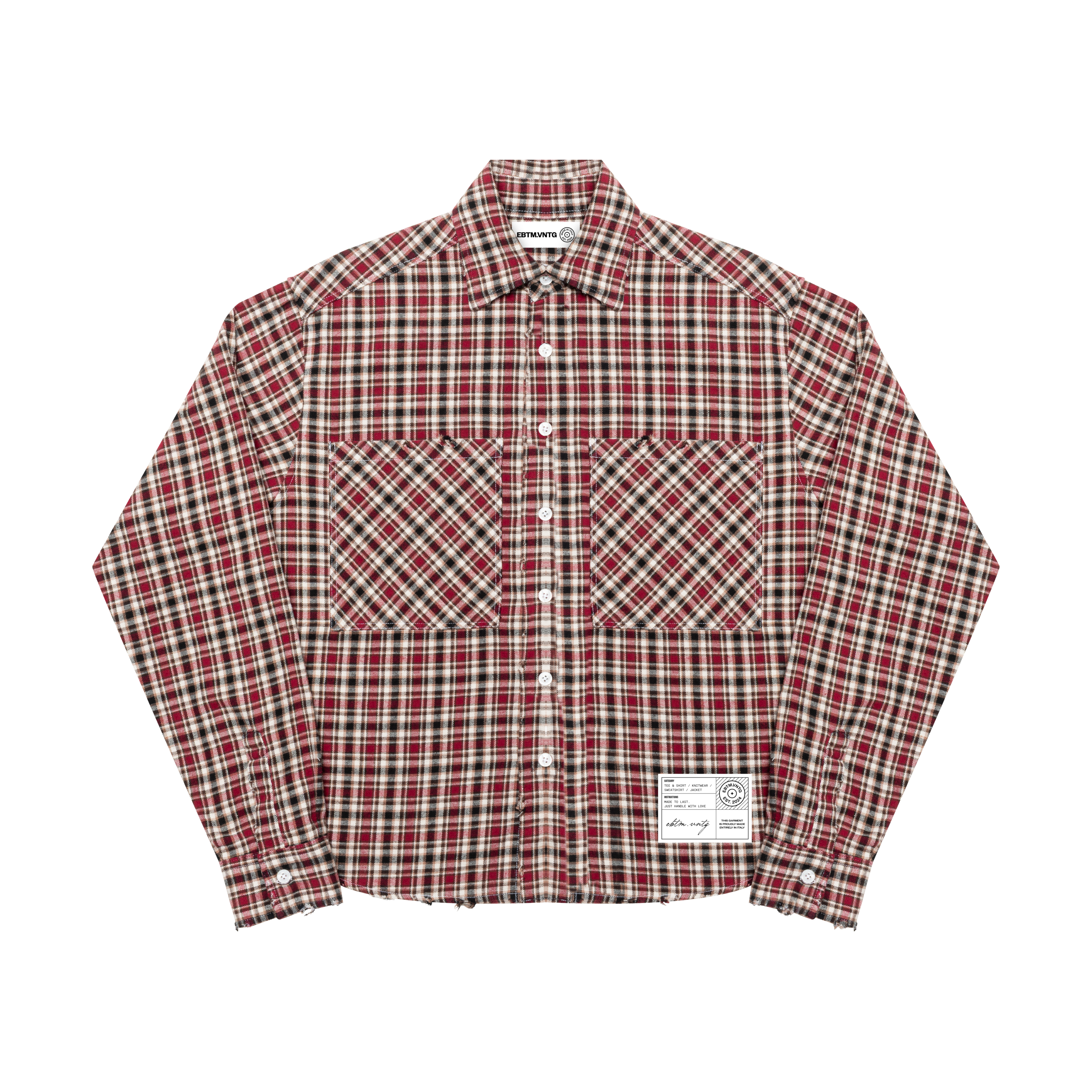 RED TOBACCO CHECKED FLANNEL